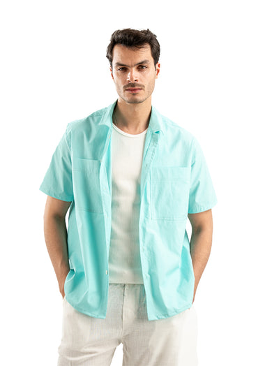 AQUA OVERSIZE SHIRT