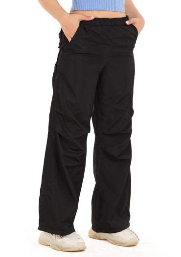 Black parachute pant