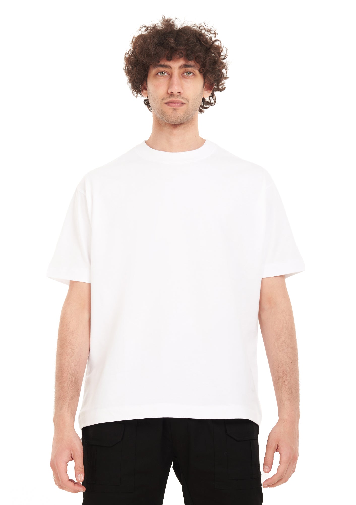 Stream tee  Oversized printed White T-shirt .
