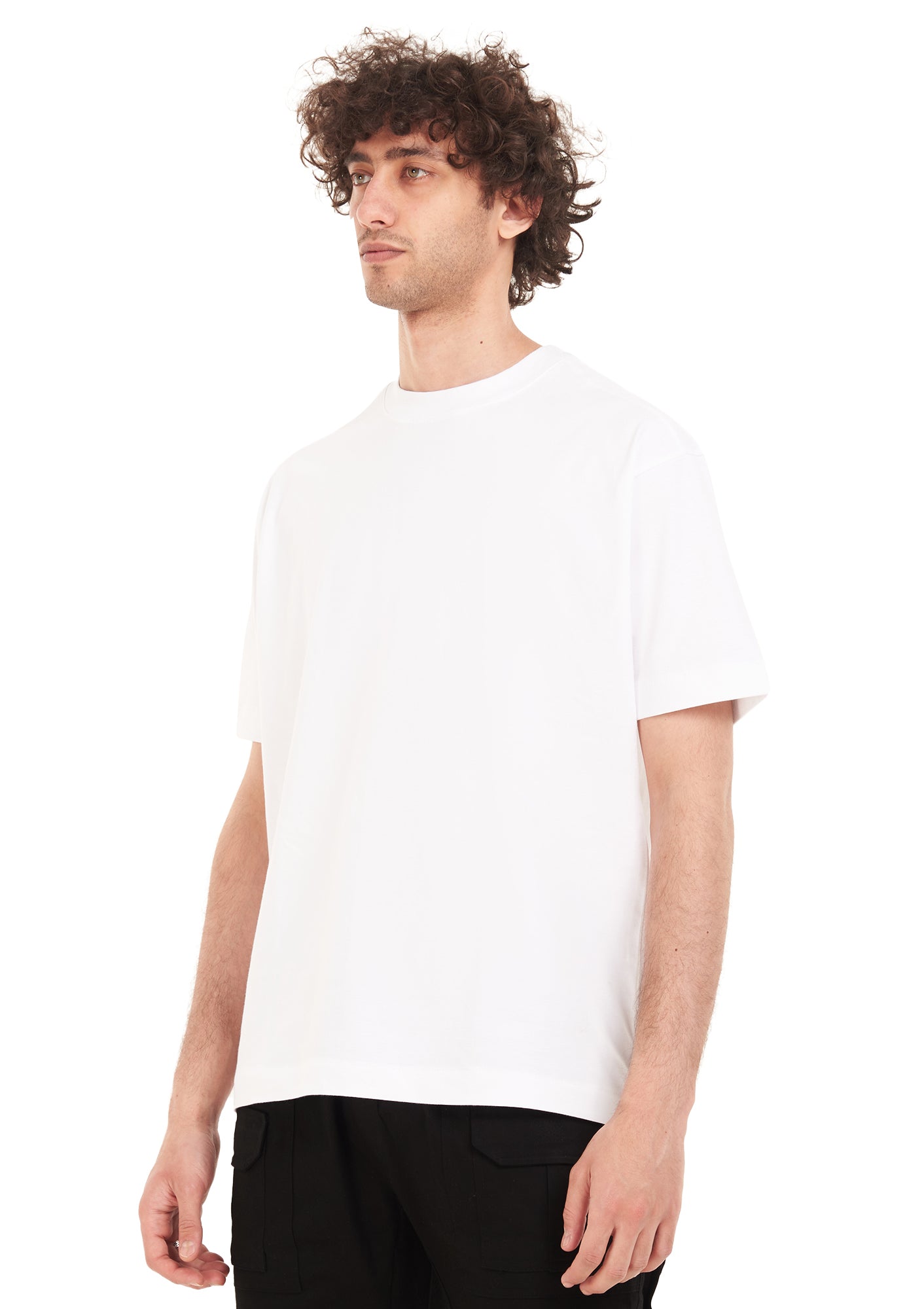Stream tee  Oversized printed White T-shirt .