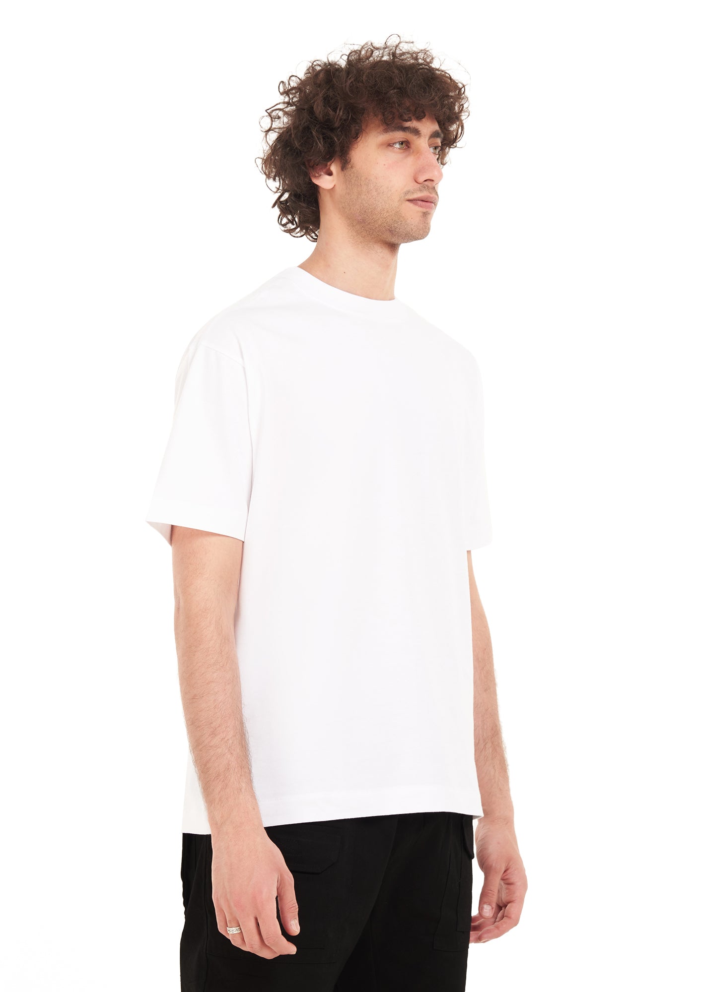 Stream tee  Oversized printed White T-shirt .