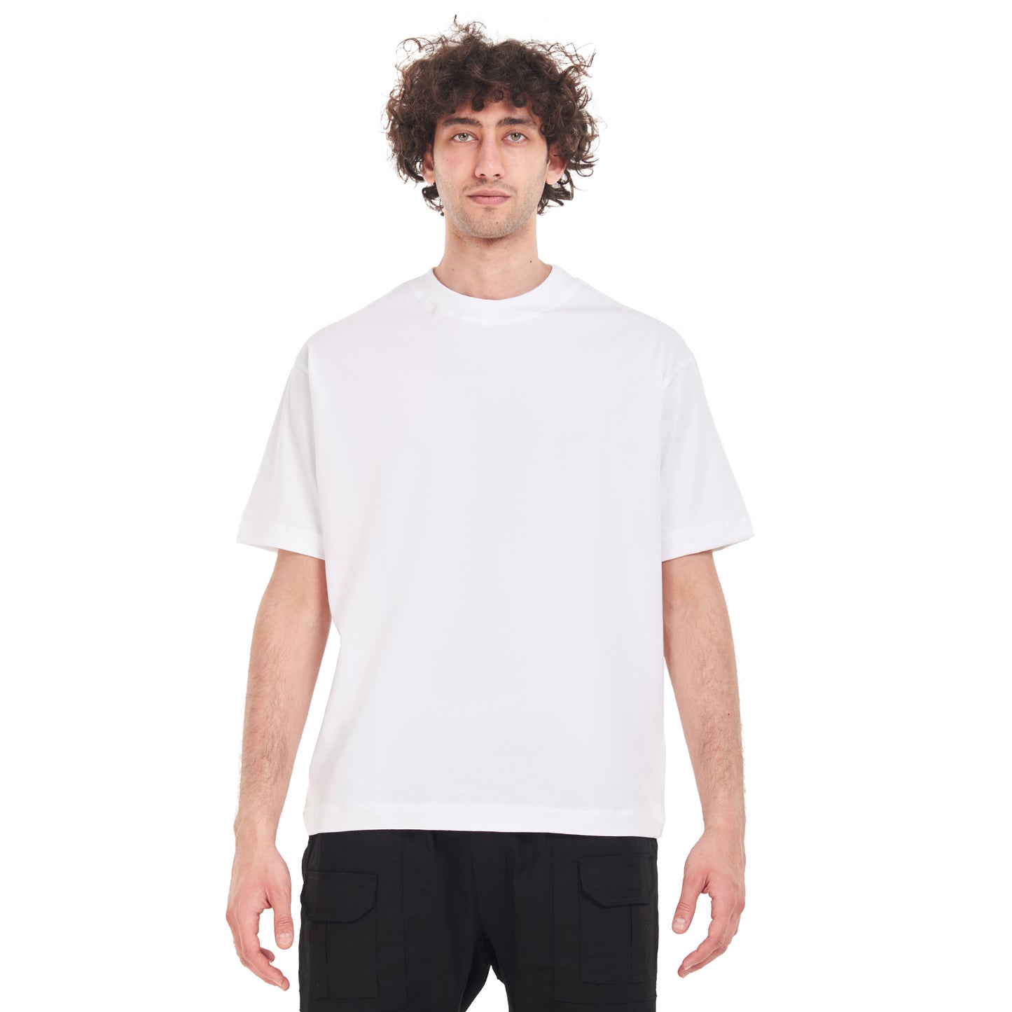 Eye tee Oversized printed White T-shirt .