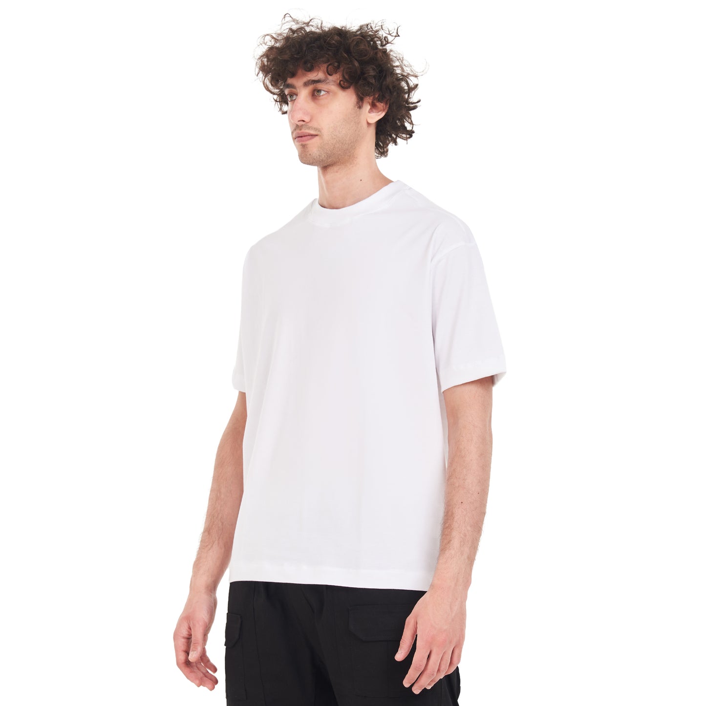 Eye tee Oversized printed White T-shirt .