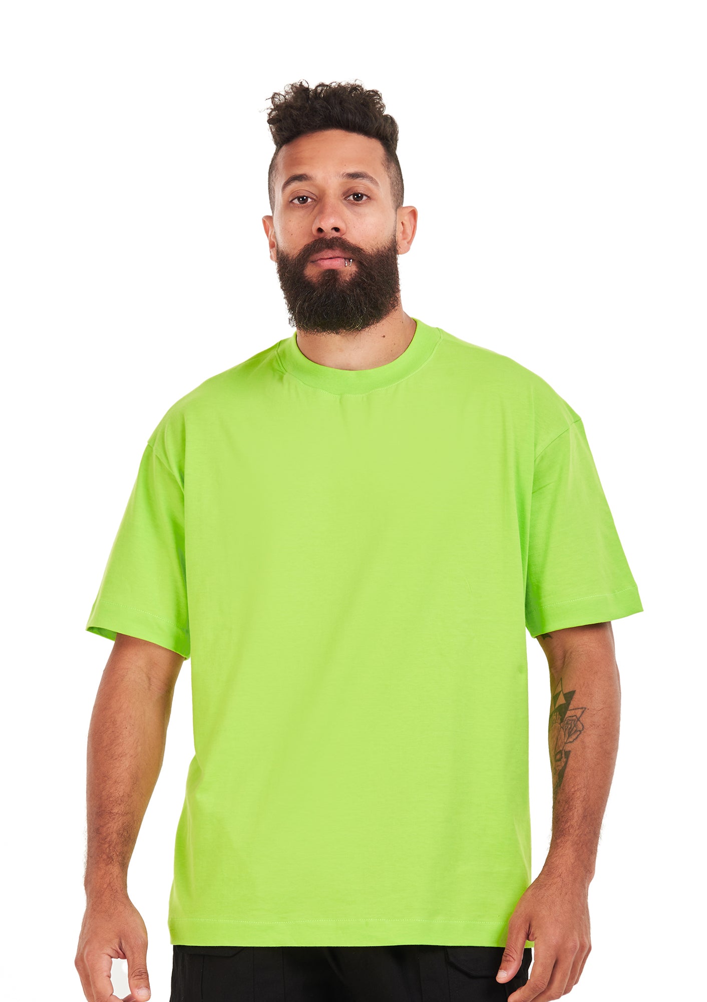 Oversized plain Green apple T-shirt .