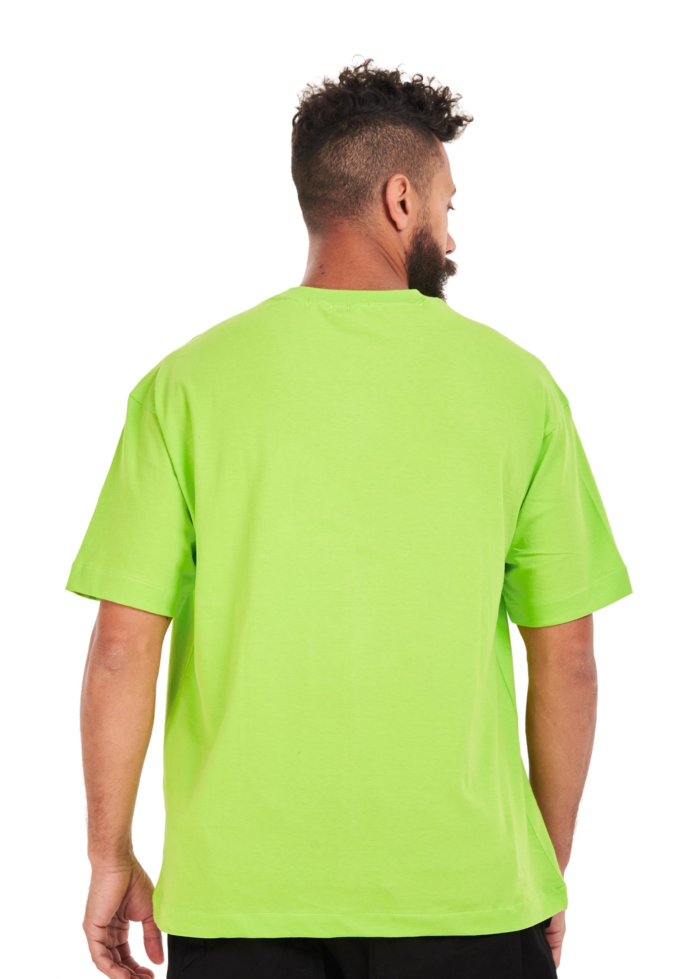 Oversized plain Green apple T-shirt .