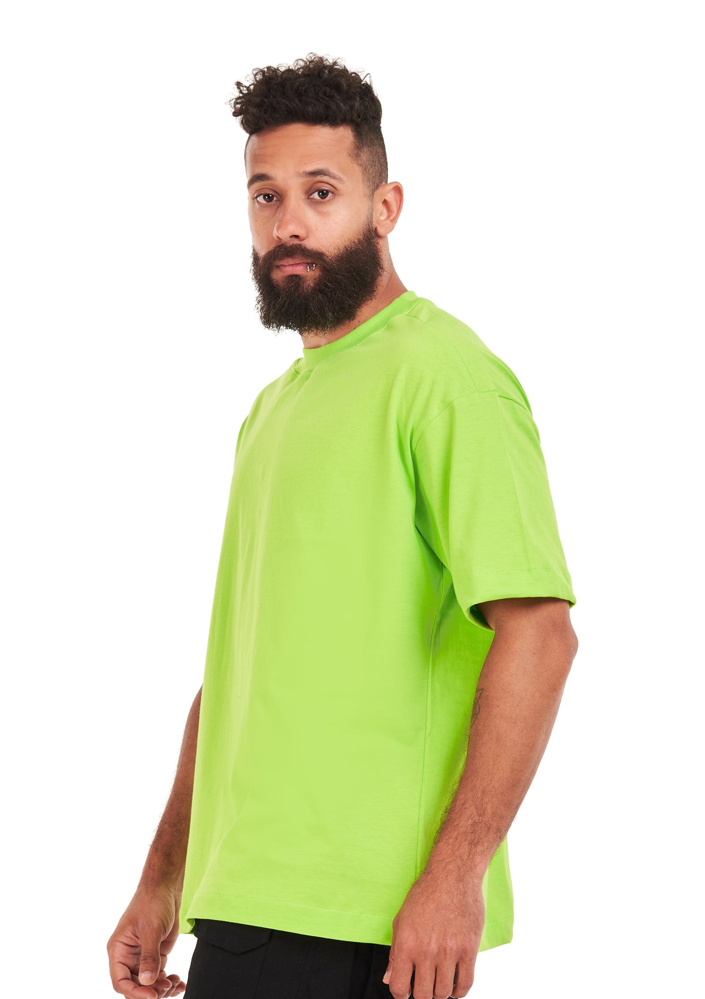 Oversized plain Green apple T-shirt .