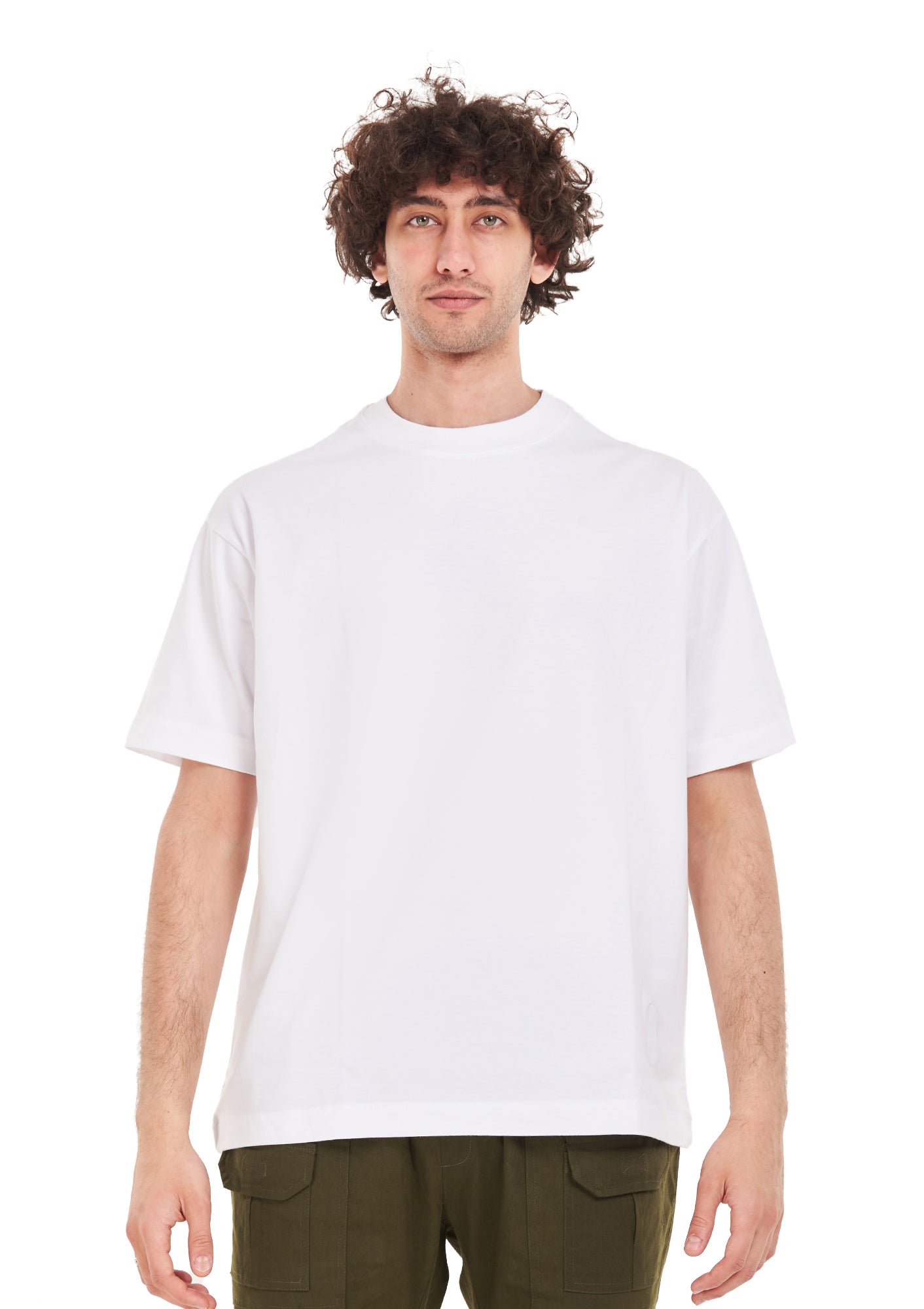 Uniqe Oversized printed White T-shirt .