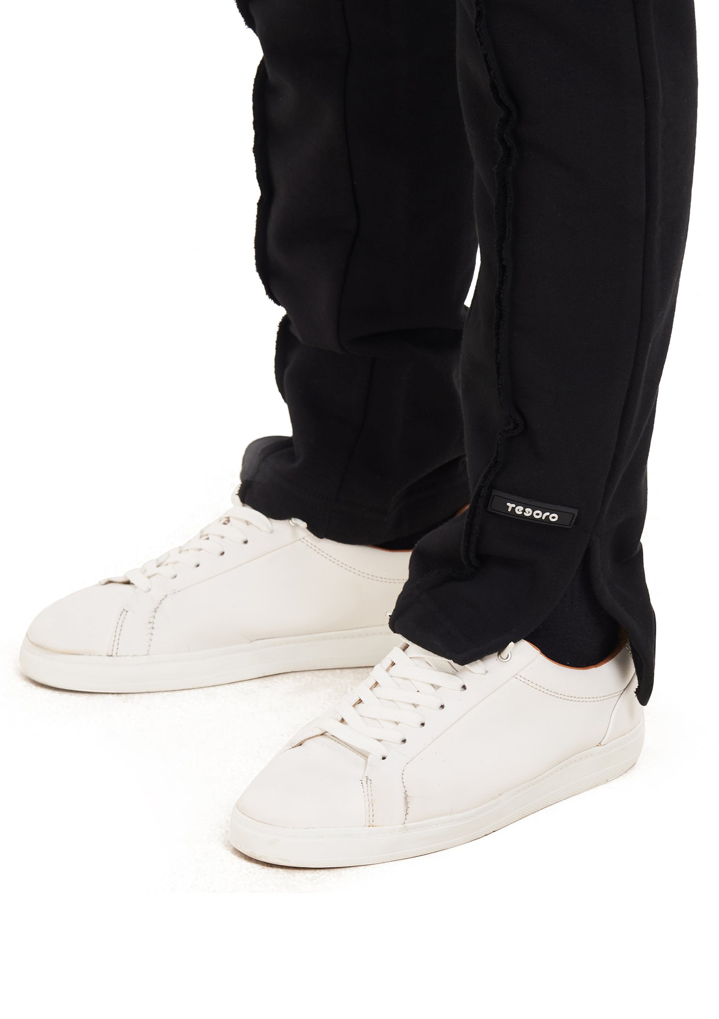 Black Jogger with cut