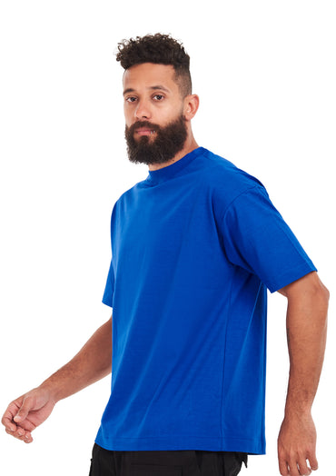 Oversized plain Royal blue T-shirt .