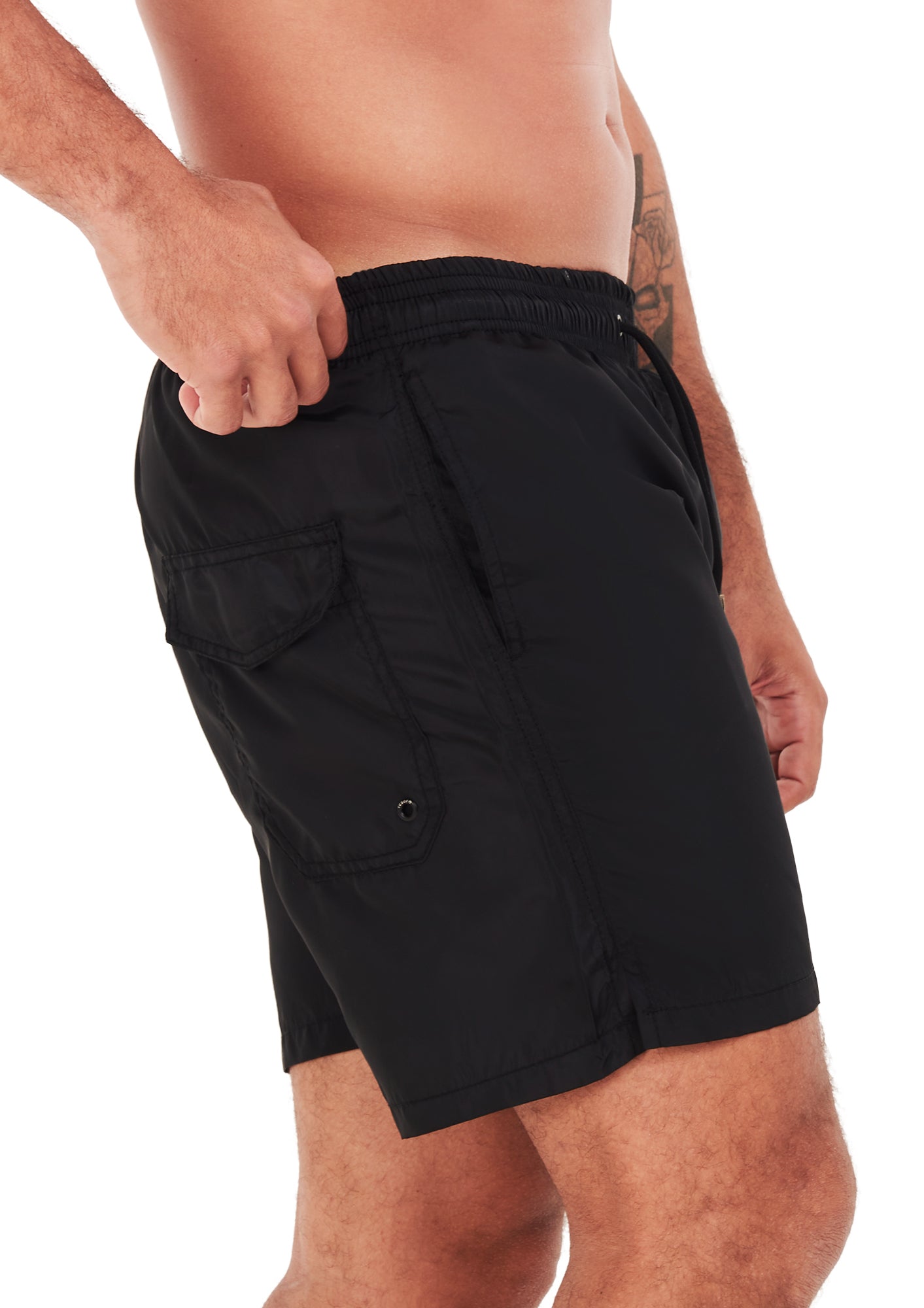 Black SWIM SHORT