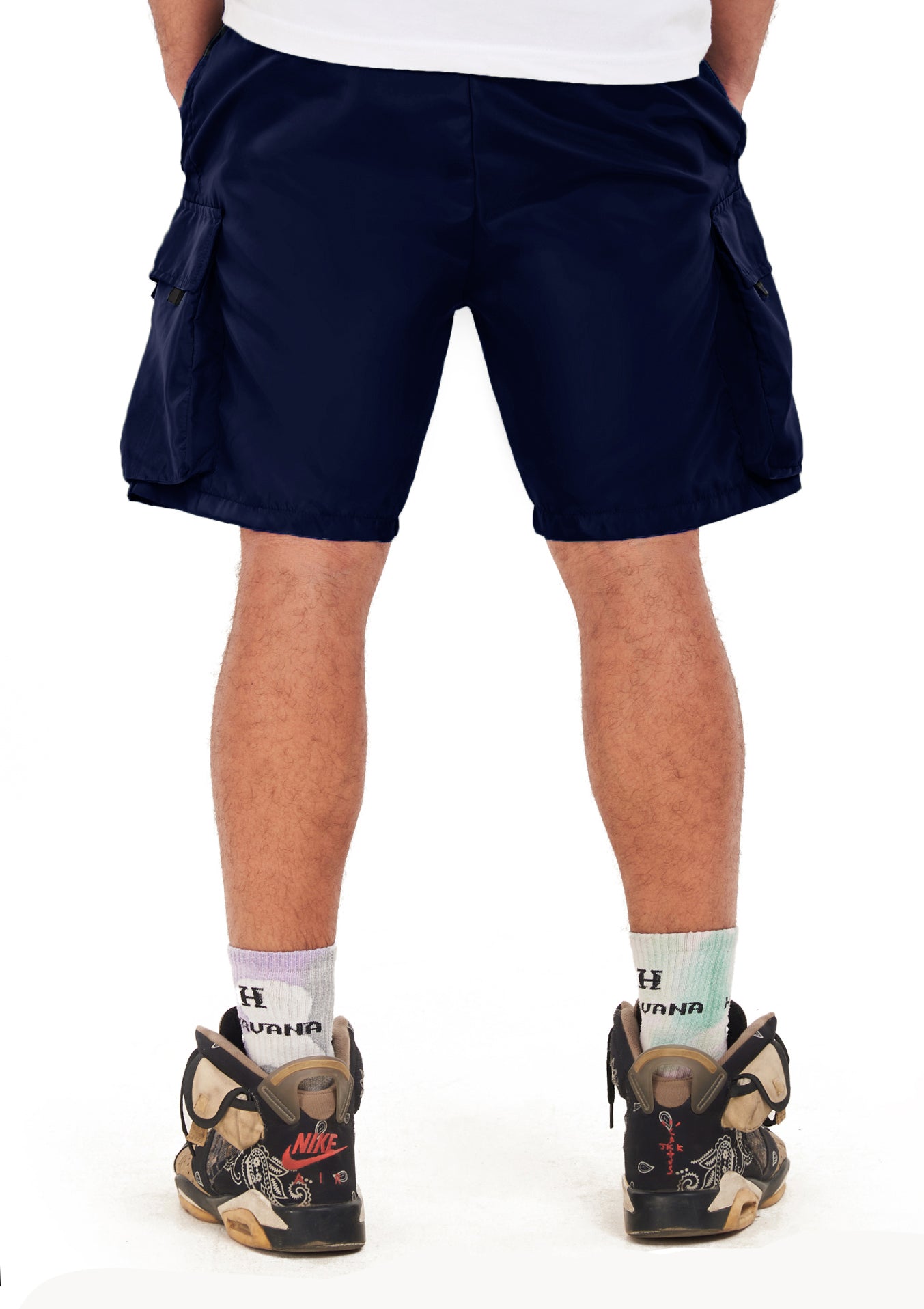 D.Blue waterproof short