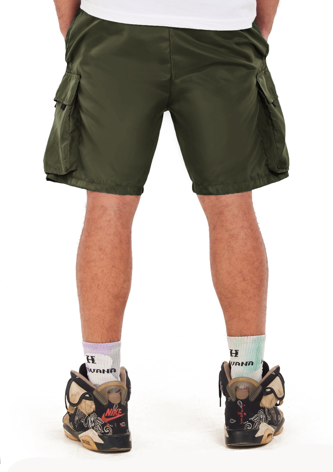 Olive waterproof short