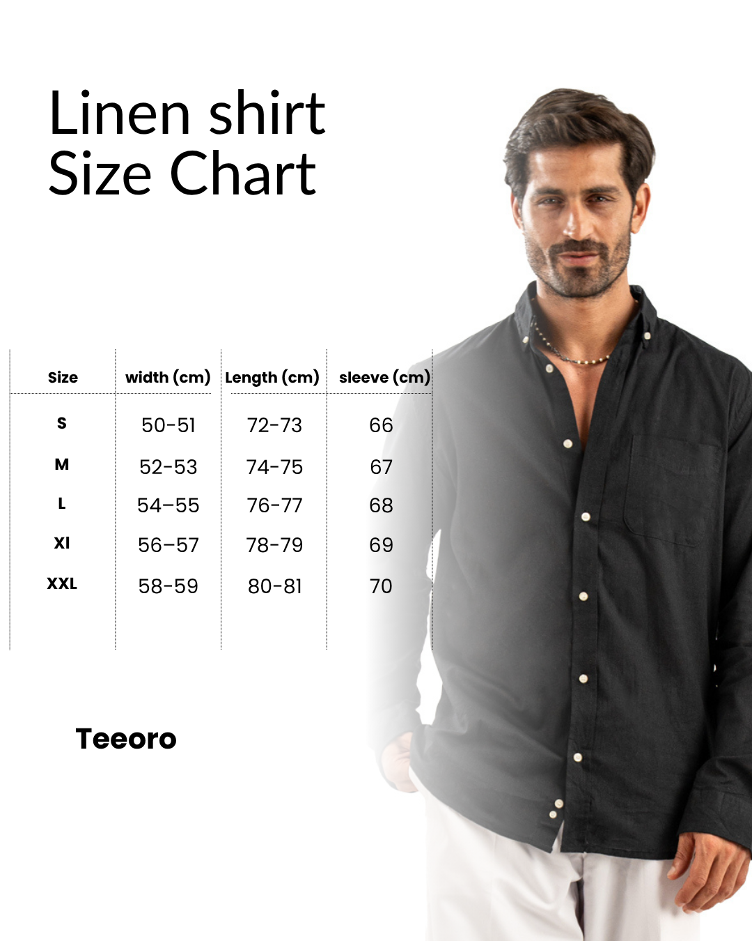 BLACK LINEN SHIRT