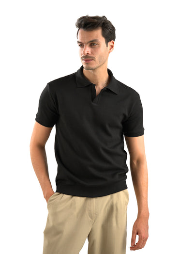 BLACK POLO SHIRT