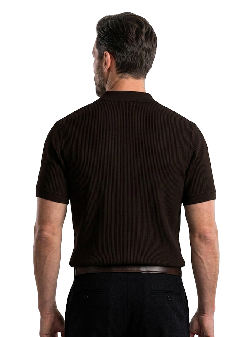 BROWN POLO SHIRT