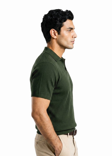 GREEN OLIVE POLO SHIRT