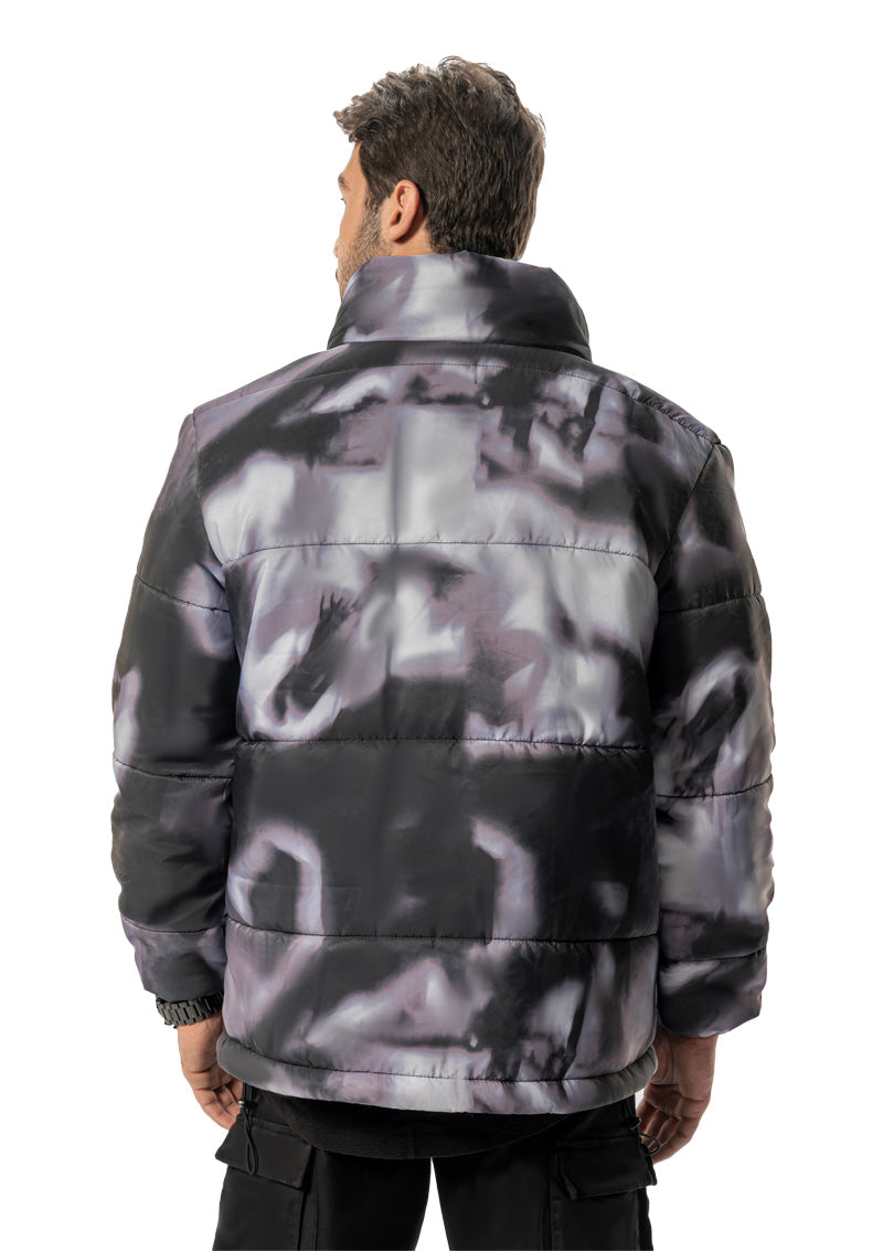 PUFFER WATER PROOF PRINTED JACKET