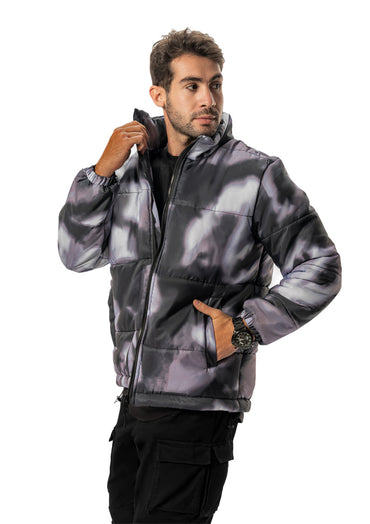 PUFFER WATER PROOF PRINTED JACKET