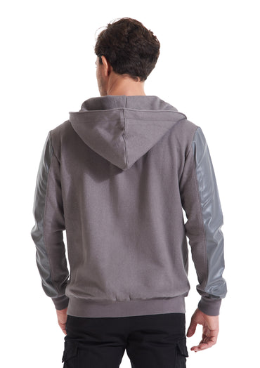 Hoodie Jacket Zipper Gray