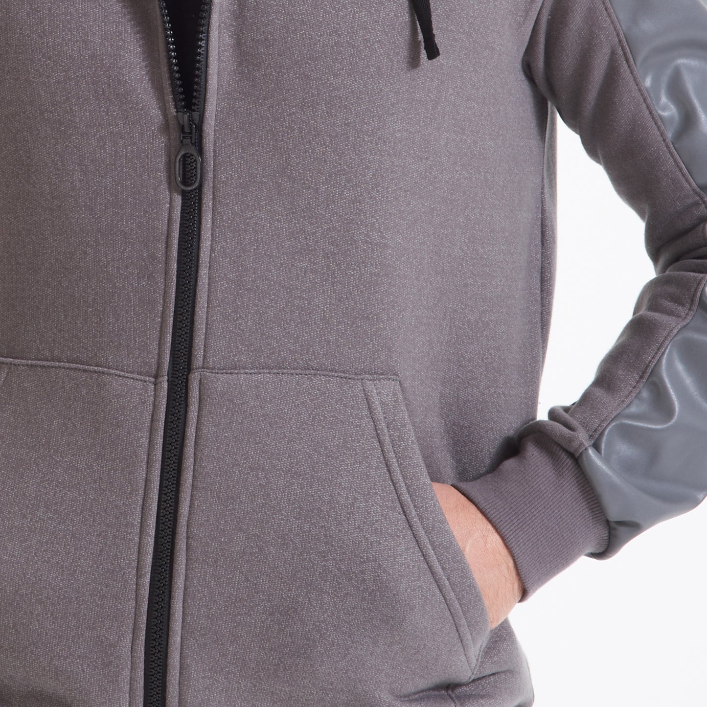 Hoodie Jacket Zipper Gray