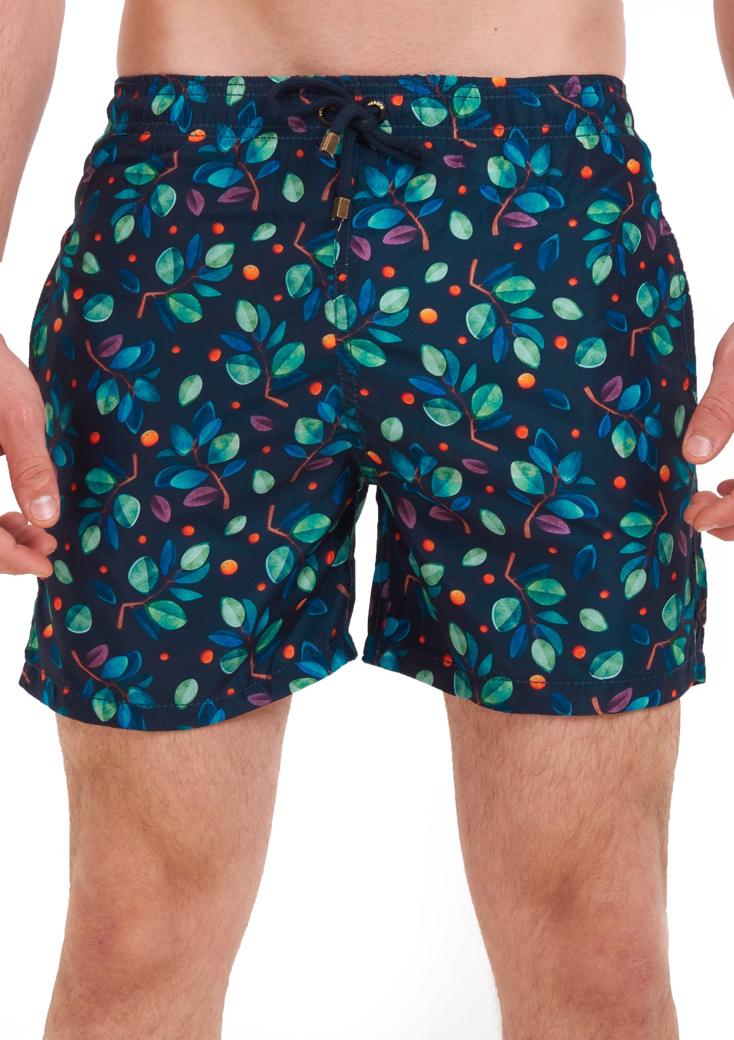 D.Blue Branch SWIM SHORT