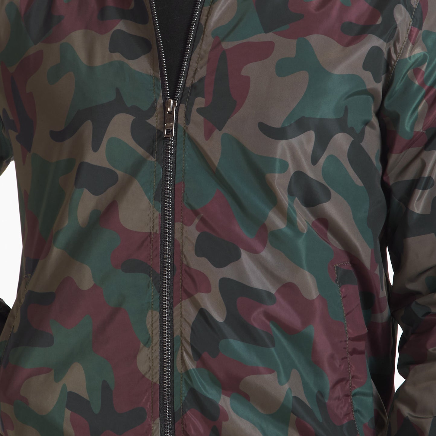 Olive waterproof Jacket Zipper Army