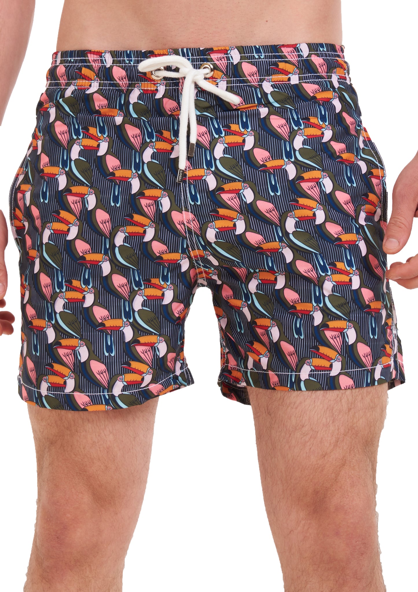 Striped Tucan SWIM SHORT
