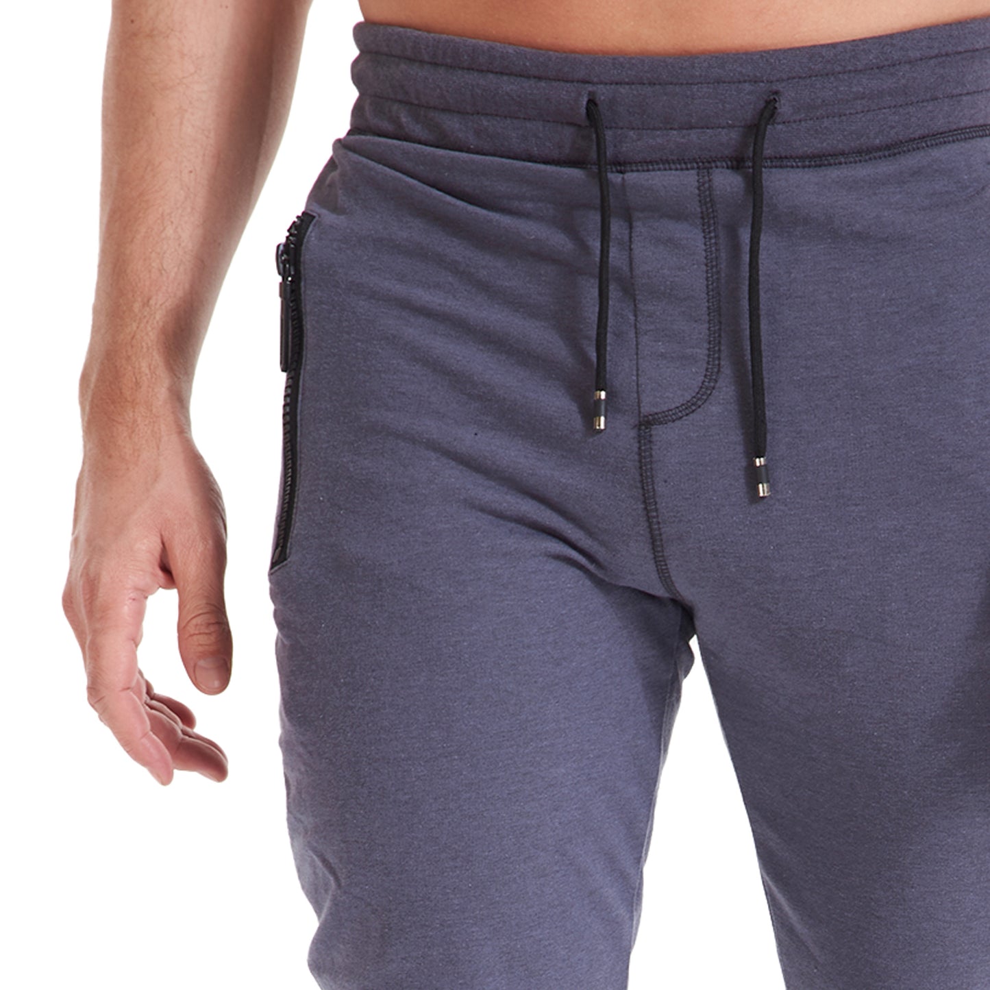 D.Gray Jogger Zipper Pockets For Him