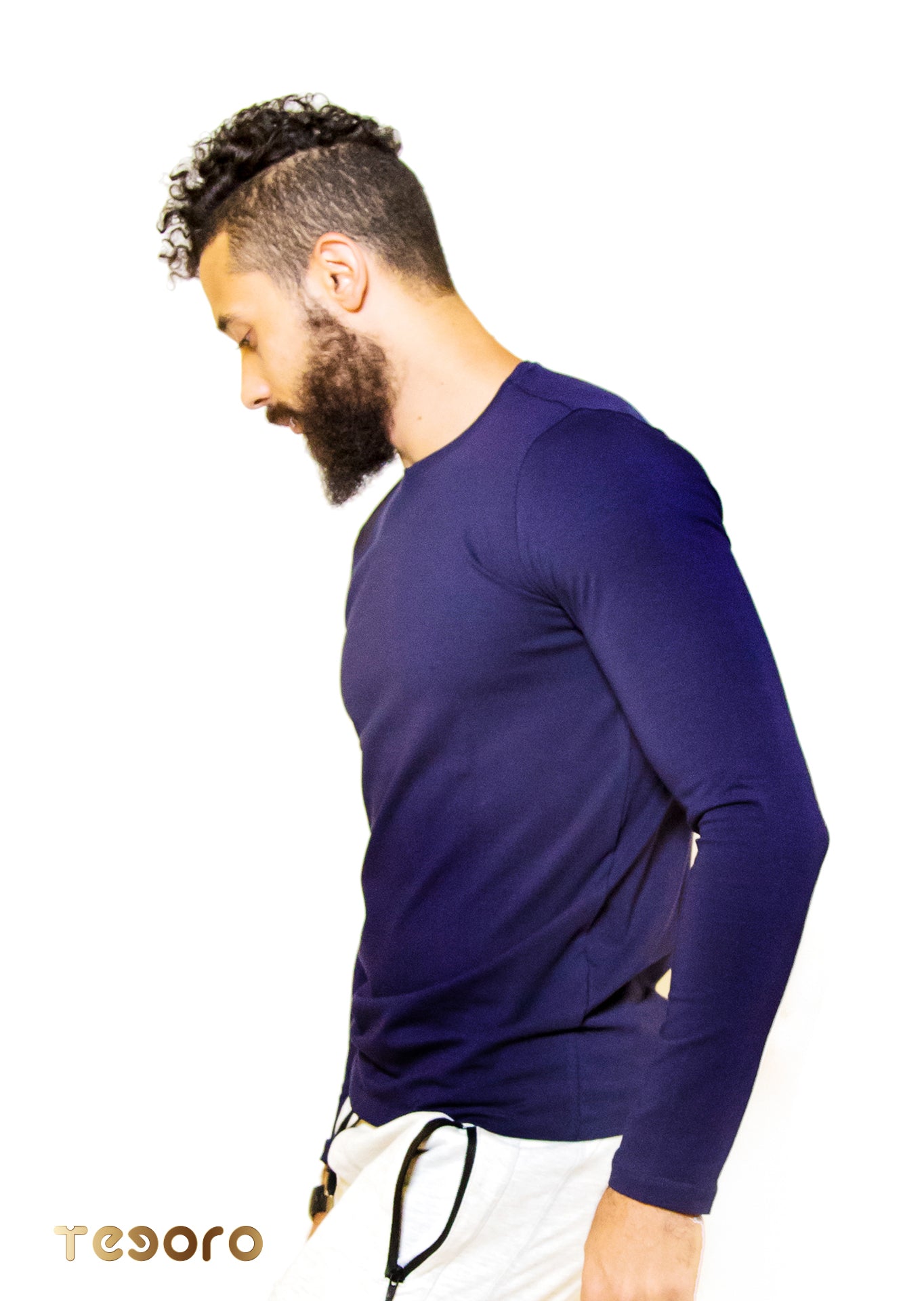 Dark Blue Body Shirt for Him