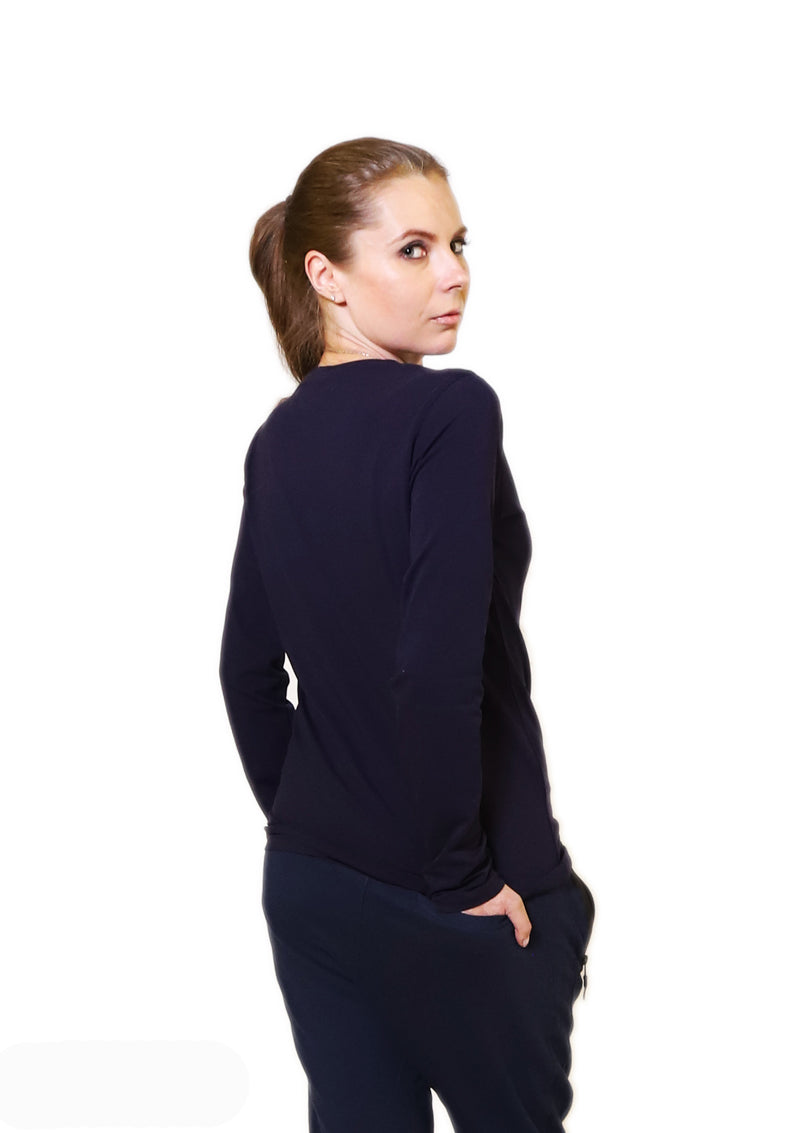 Dark Blue Body Shirt For Her
