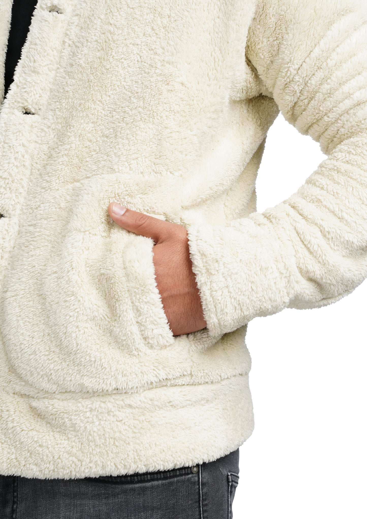 Light Beige Fur Jacket