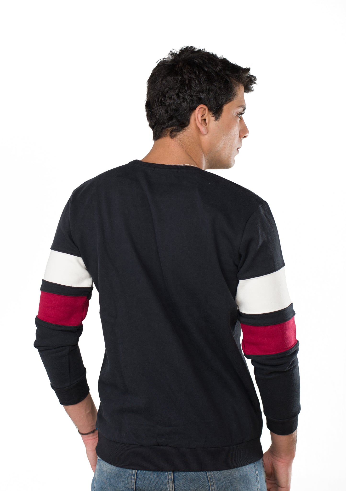 Round Neck Sweatshirt Black