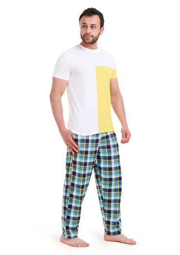 Yellow Checkered pajama