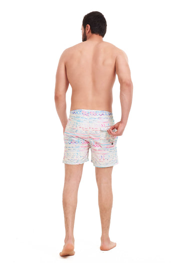 Off White SWIM SHORT