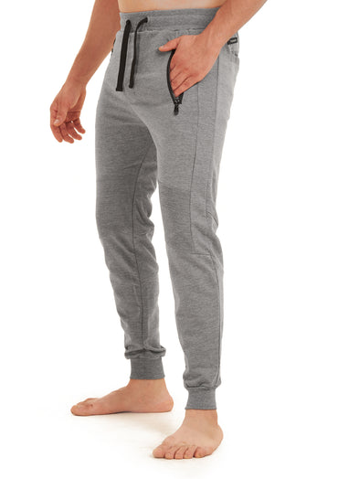 Gray Jogger Zipper Pockets For Him