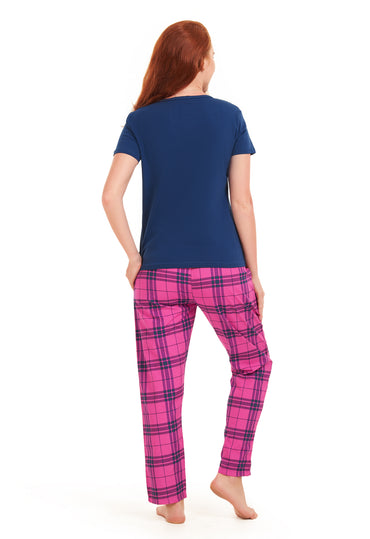 Fuchsia Checkered pajama