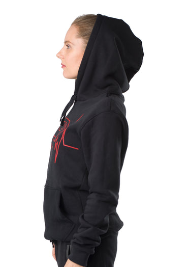 Superman HoodieSweatshirt Black For Her