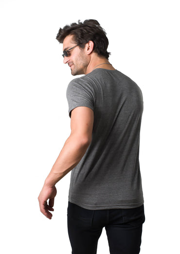 V neck t-shirt Grey