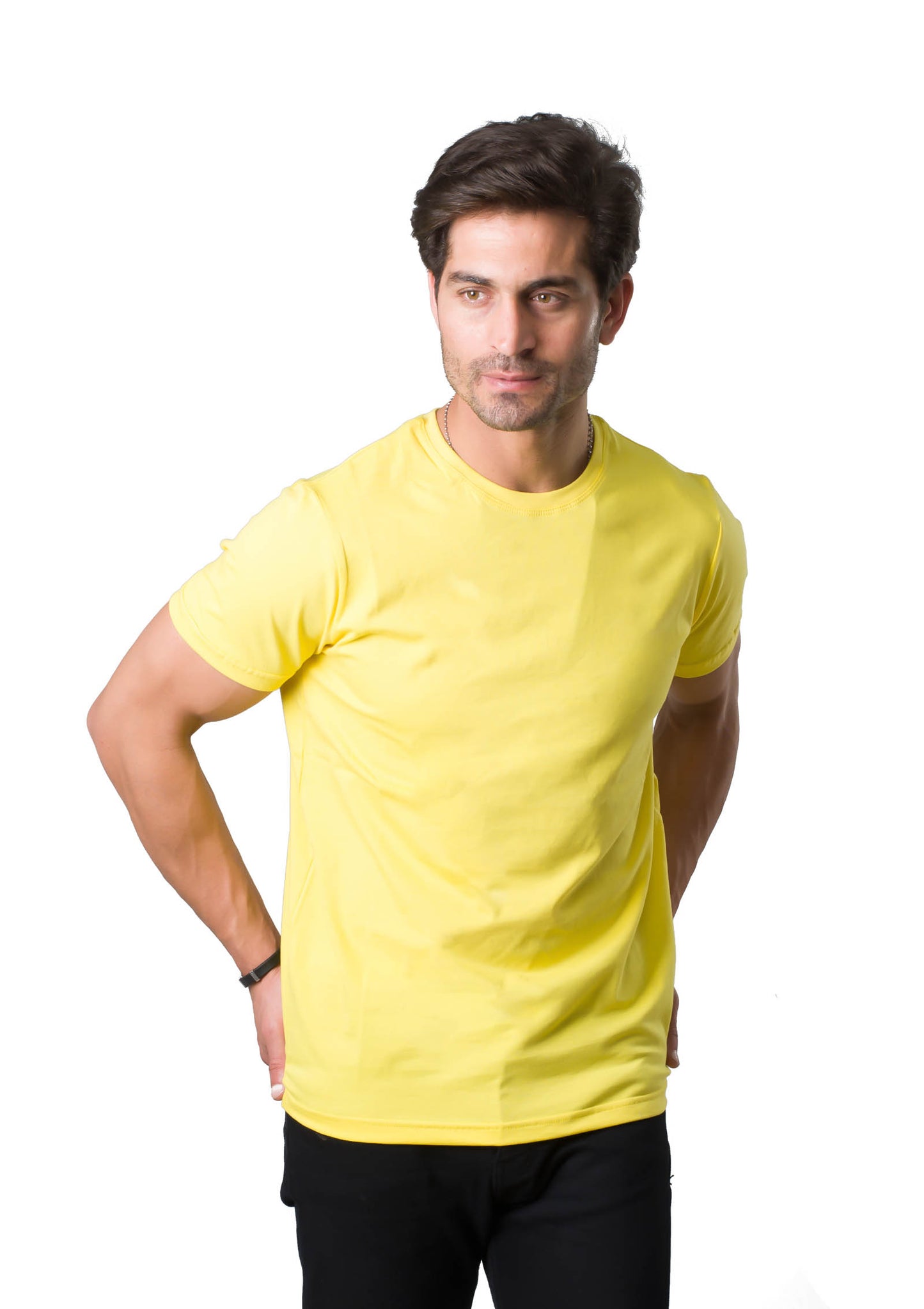 Round neck Yellow