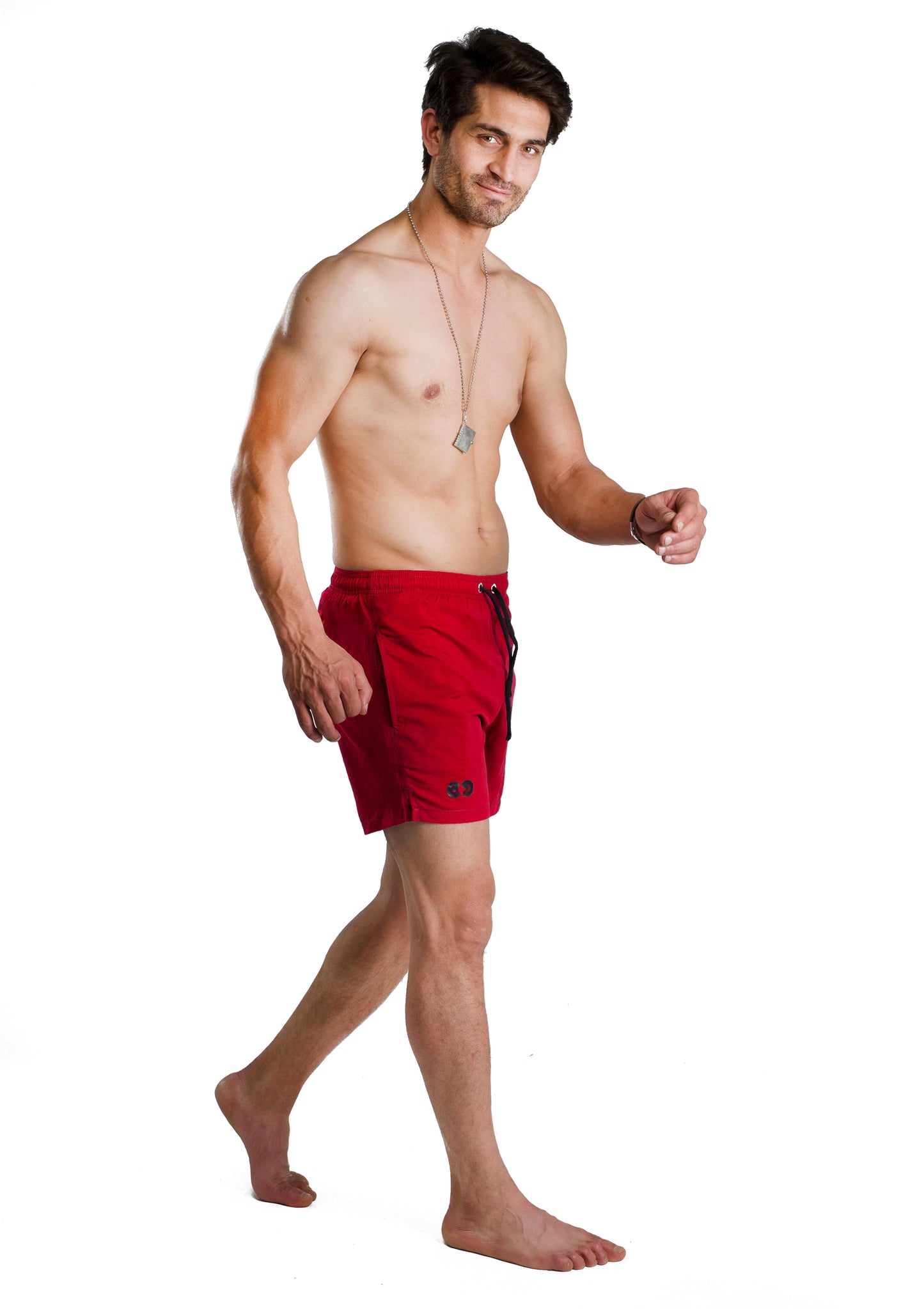 Scarlet Red SWIM SHORT