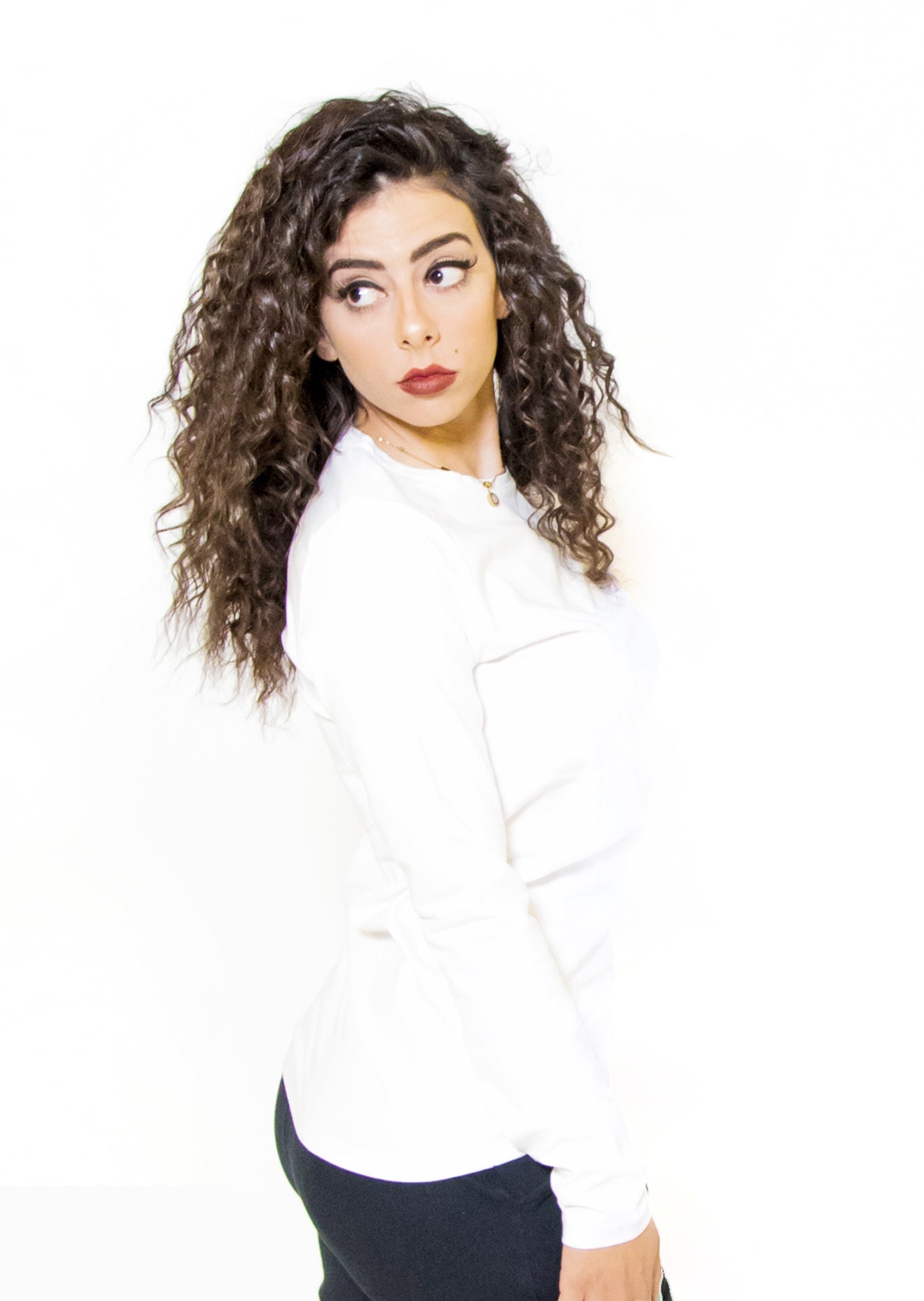 White Body Shirt For Her