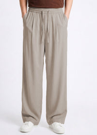 BEIGE BAGGY WIDE LEG