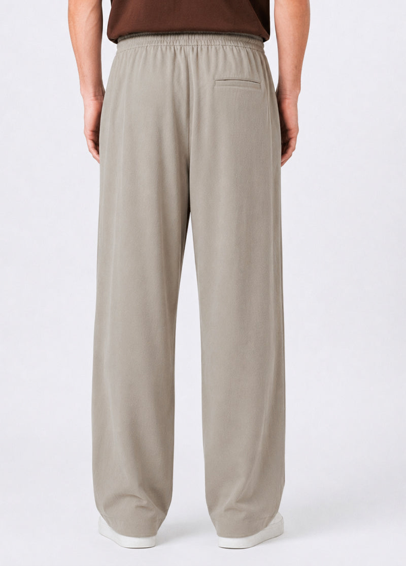 BEIGE BAGGY WIDE LEG