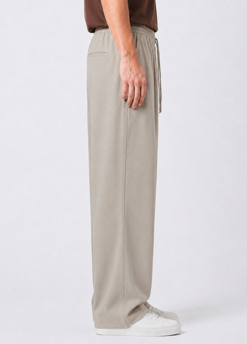 BEIGE BAGGY WIDE LEG