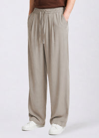 BEIGE BAGGY WIDE LEG