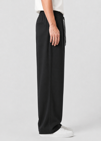 BLACK BAGGY WIDE LEG