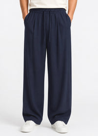 NAVY BAGGY WIDE LEG