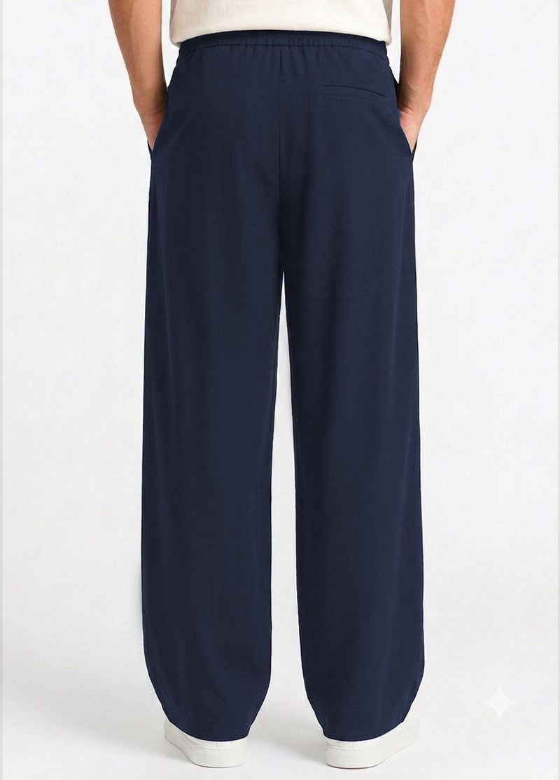 NAVY BAGGY WIDE LEG