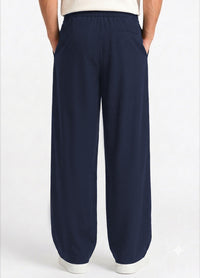 NAVY BAGGY WIDE LEG