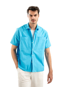 SKY BLUE OVERSIZE SHIRT